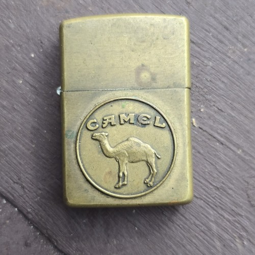 Zippo camel brass emblem - zippo,